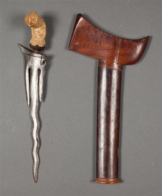 Unusual triple-bladed Indonesian