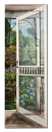 UNUSUAL TROMP L'OEIL PAINTED D