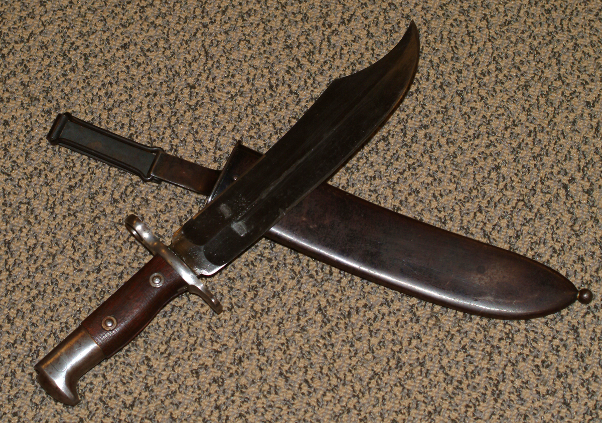Unusual US Bowie Knife Bayonet