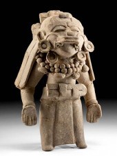 UNUSUAL VERACRUZ POTTERY STAND