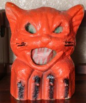 UNUSUAL VINTAGE PAPIER MACHE H