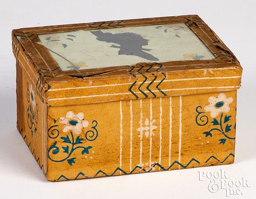UNUSUAL WALLPAPER COVERED DRESSER