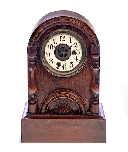 UNUSUAL WALNUT VICTORIAN MANTLE