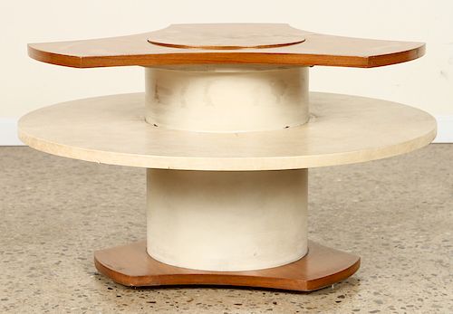 UNUSUAL WOOD PARCHMENT POP-UP BAR