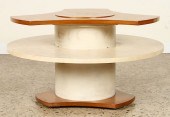 UNUSUAL WOOD PARCHMENT POP-UP