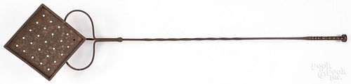 UNUSUAL WROUGHT IRON CHESTNUT