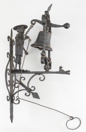 UNUSUAL WROUGHT IRON FIGURAL B