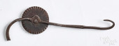 UNUSUAL WROUGHT IRON PIE CRIMP
