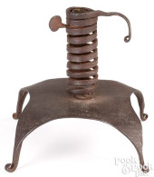 UNUSUAL WROUGHT IRON SPIRAL CA