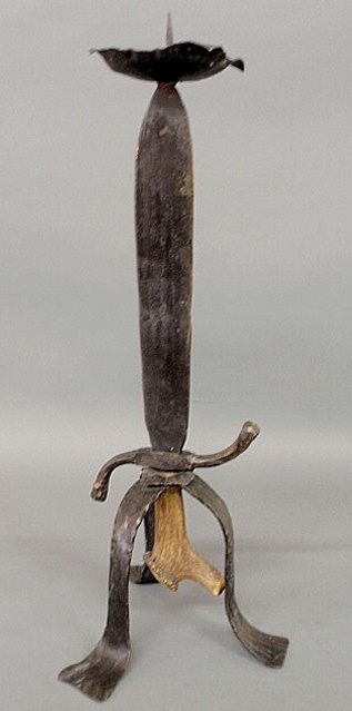 Unusual wrought iron sword-form