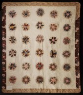 UNWASHED 1840S POLISHED CHINTZ