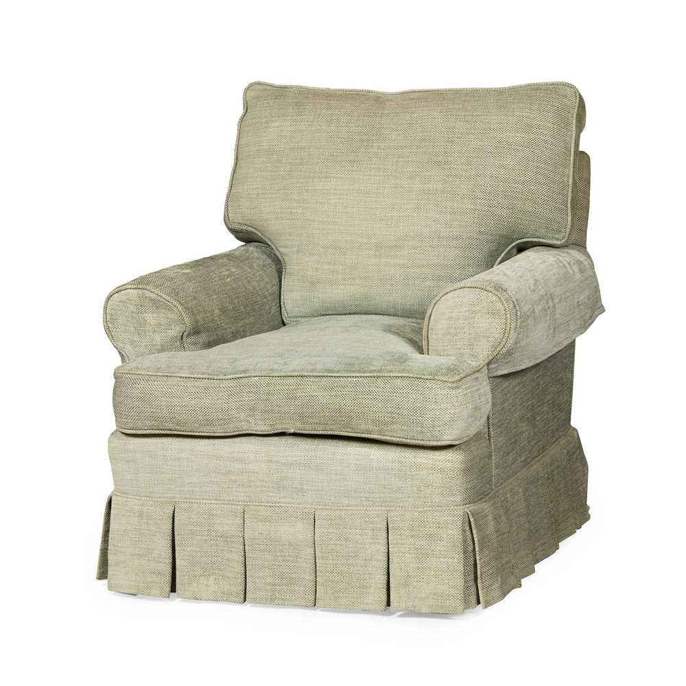 UPHOLSTERED ARMCHAIR, BY GEORGE