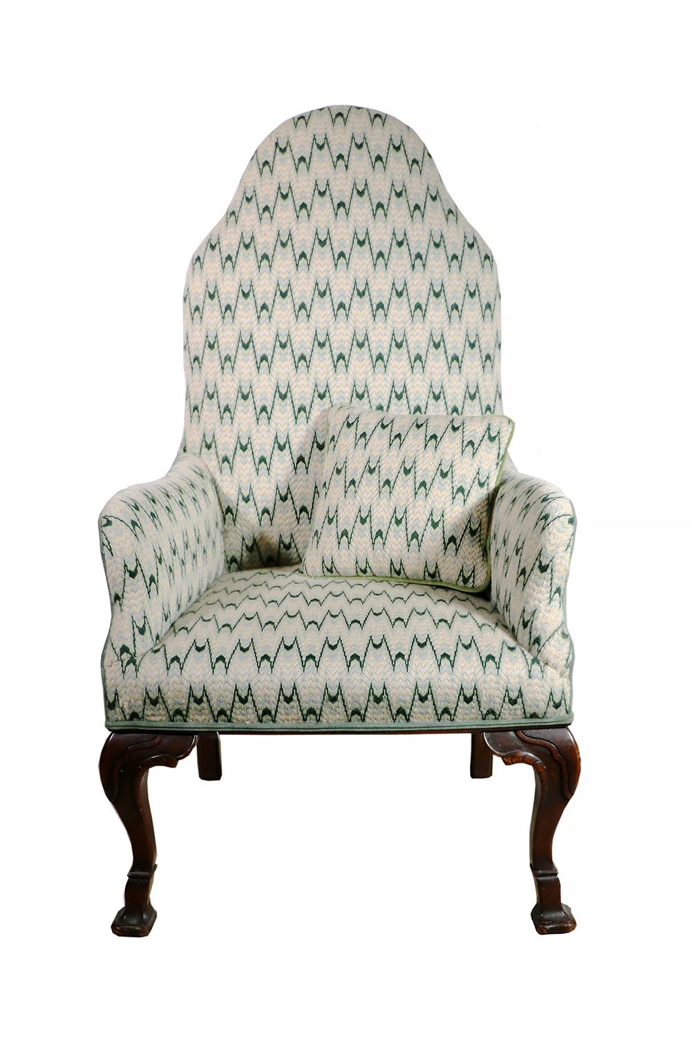 UPHOLSTERED ARMCHAIR Open back