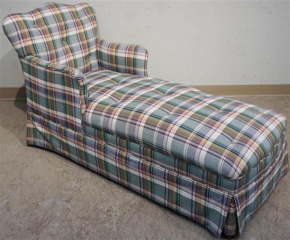 UPHOLSTERED CHAISE LOUNGE, W: 58