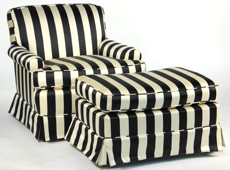 Upholstered Club Chair and