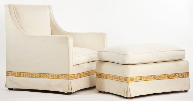 Upholstered Club Chair with