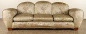 UPHOLSTERED FRENCH ART DECO SO