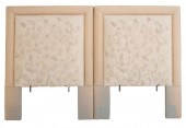 UPHOLSTERED LINEN AND RIBBON H