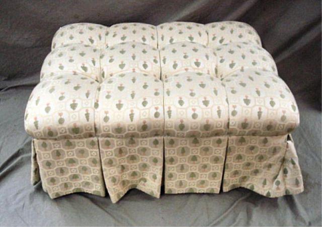 Upholstered Ottoman. From a