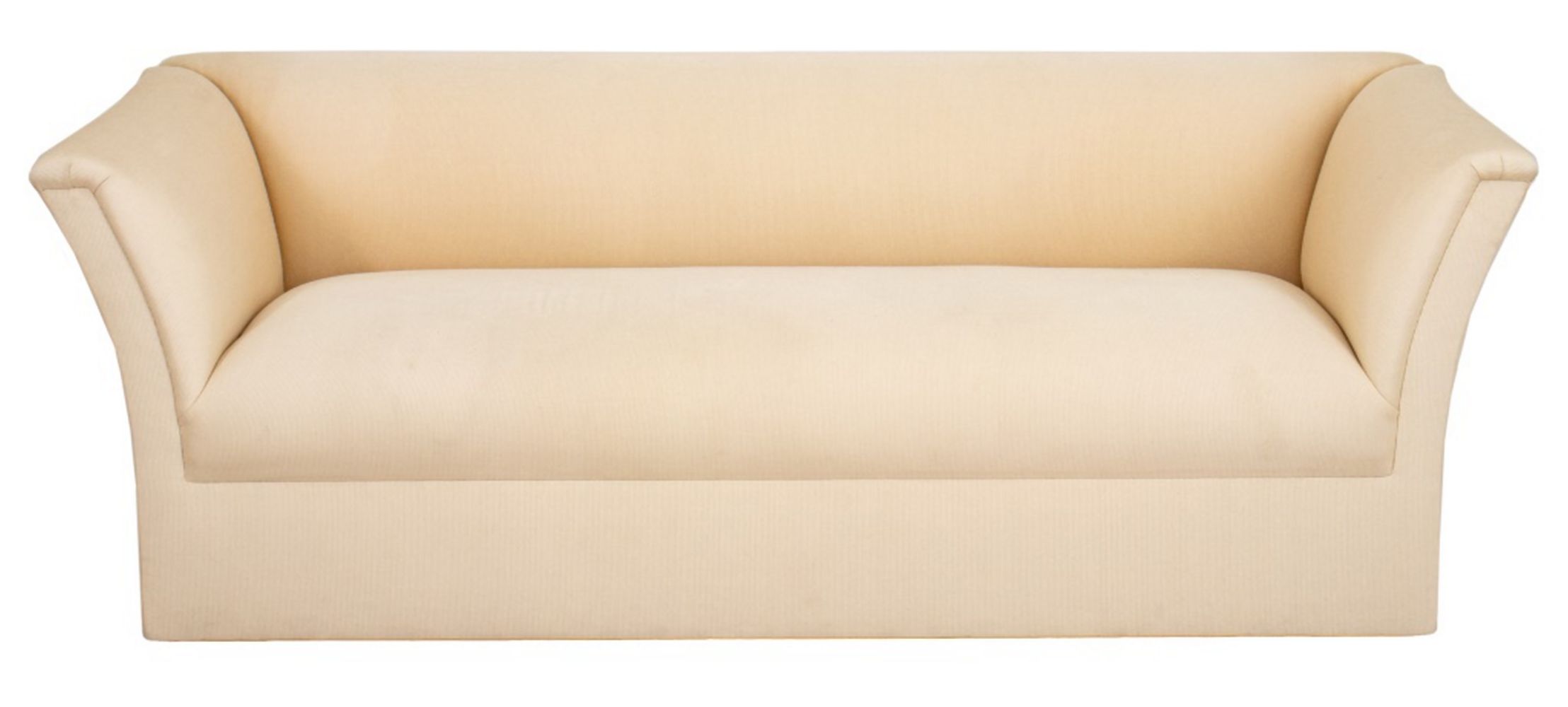 UPHOLSTERED TWO SEAT SOFA, 20TH C