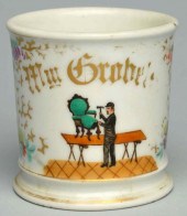 Upholsterer Shaving Mug. <br /