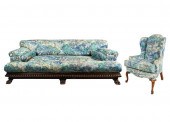 UPHOLSTRED SOFA & ARMCHAIRthe
