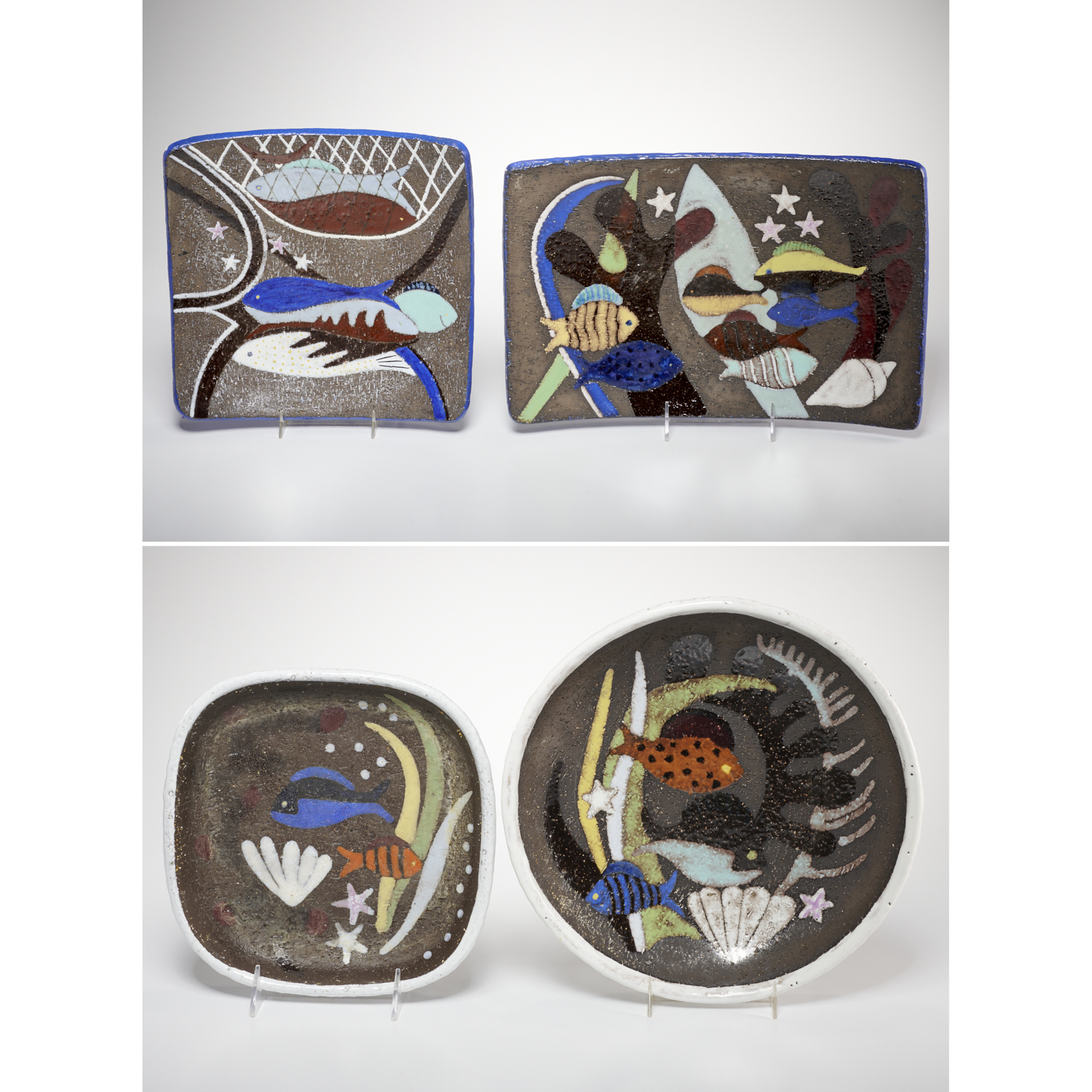 UPSALA EKEBY, (4) 'SPECTRA' CERAMIC