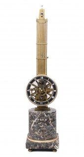 Upside Down Skeleton Clock, bl
