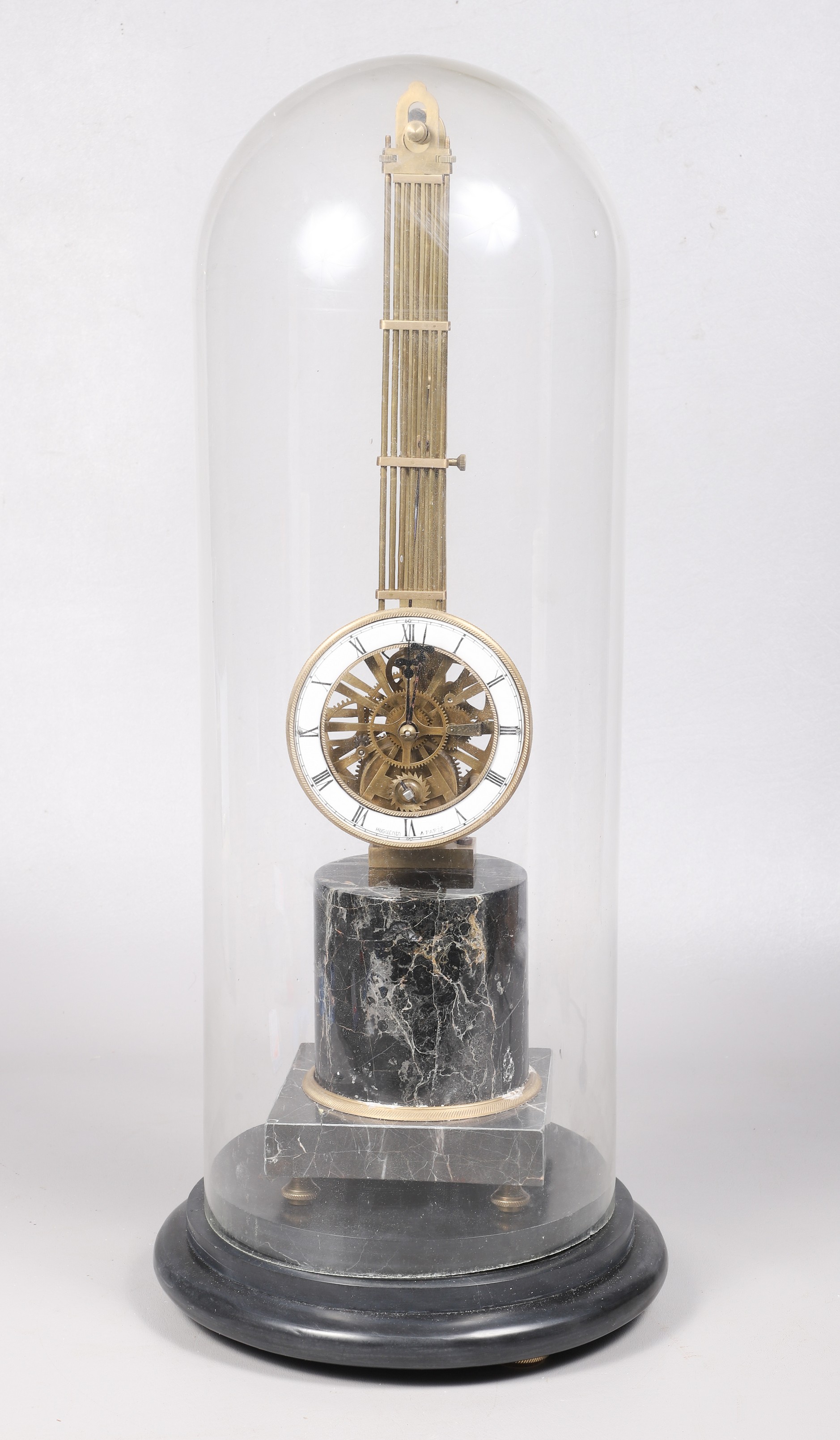 Upside Down Skeleton Clock, dial