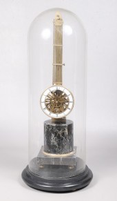 Upside Down Skeleton Clock, di