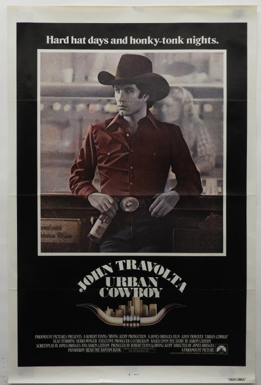 URBAN COWBOY 1980 ONE SHEET MOVIE