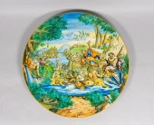 URBINO MAJOLICA ALLEGORICAL CH