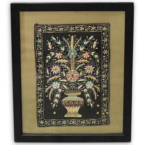 URN & FLORAL EMBROIDERYDESCRIPTION:
