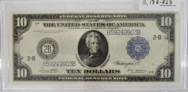 U.S. $10 FEDERAL RESERVE NOTE,