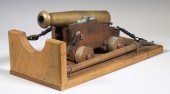 US 1779 MODEL NAVAL CANNON ON