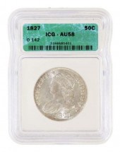 U.S. 1827 CAPPED BUST HALF DOL