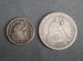 U.S 1856-O SEATED LIBERTY SILV