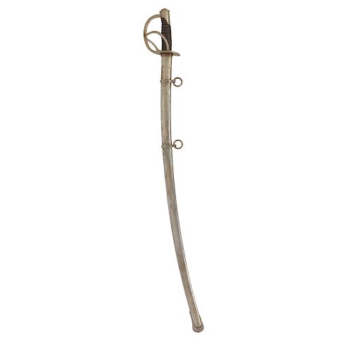 US 1860 CAVALRY SABER & SCABBARD BY