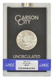 US 1884 CARSON CITY SILVER DOL