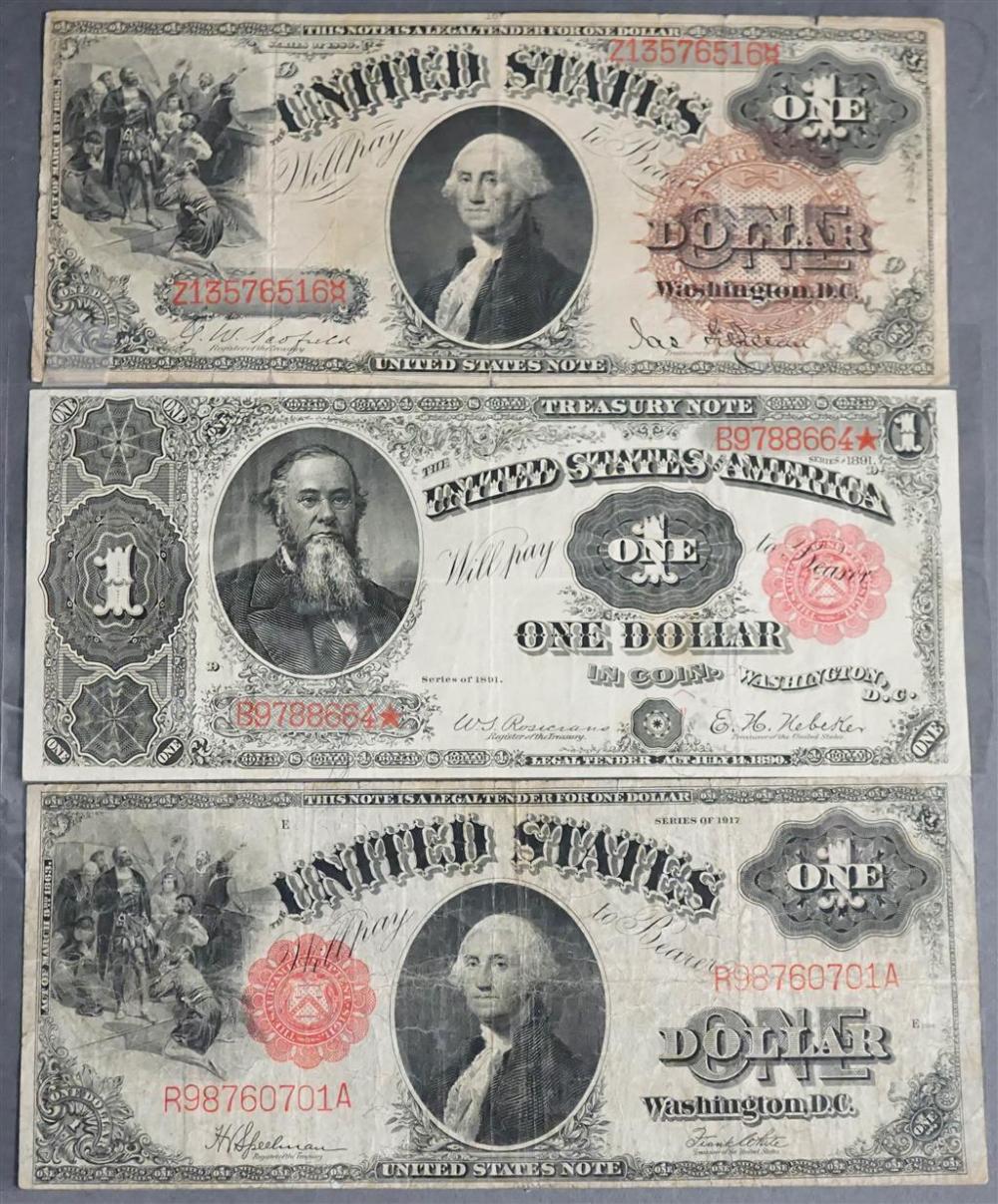 U.S. 1891 1-DOLLAR COIN NOTE,
