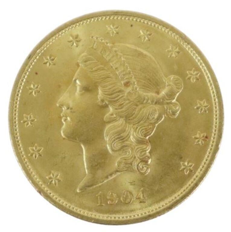US 1904 LIBERTY HEAD DOUBLE EAGLE