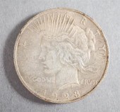 U.S. 1923 PEACE TYPE SILVER DO