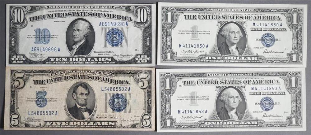 U.S. 1934 10-DOLLAR SILVER NOTE,