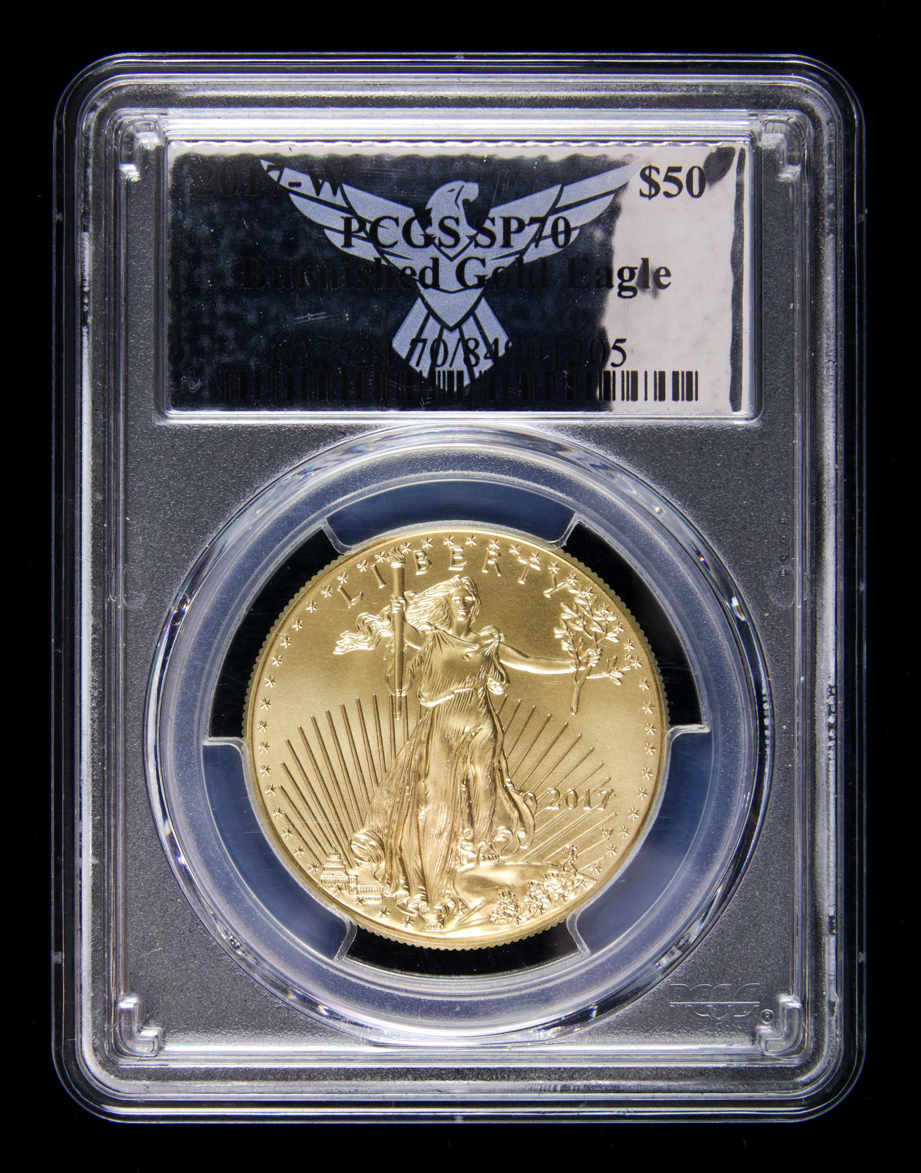 U.S. 2017-W BURNISHED GOLD EAGLE