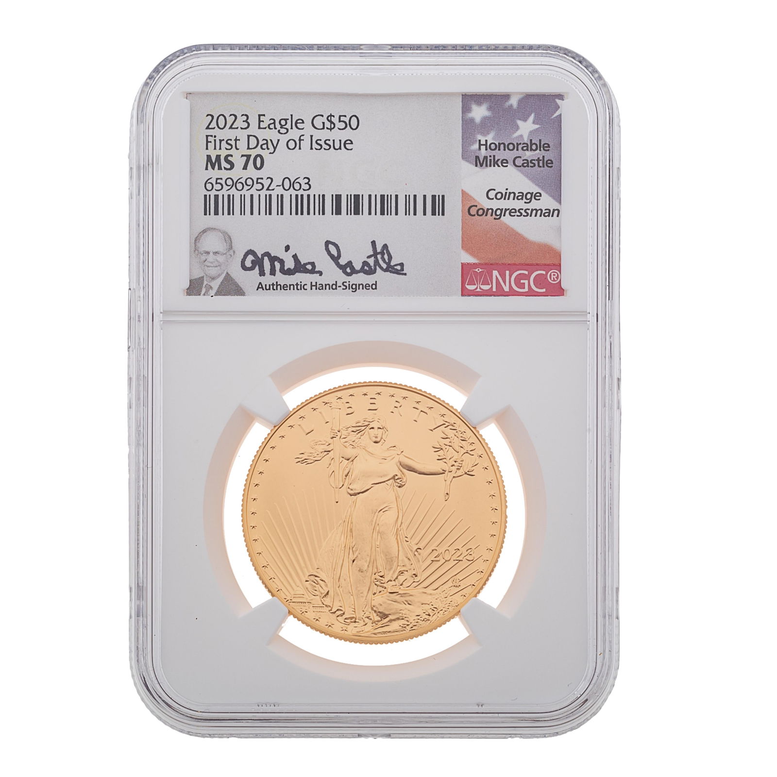US 2023 US EAGLE $50.00 GOLD COIN