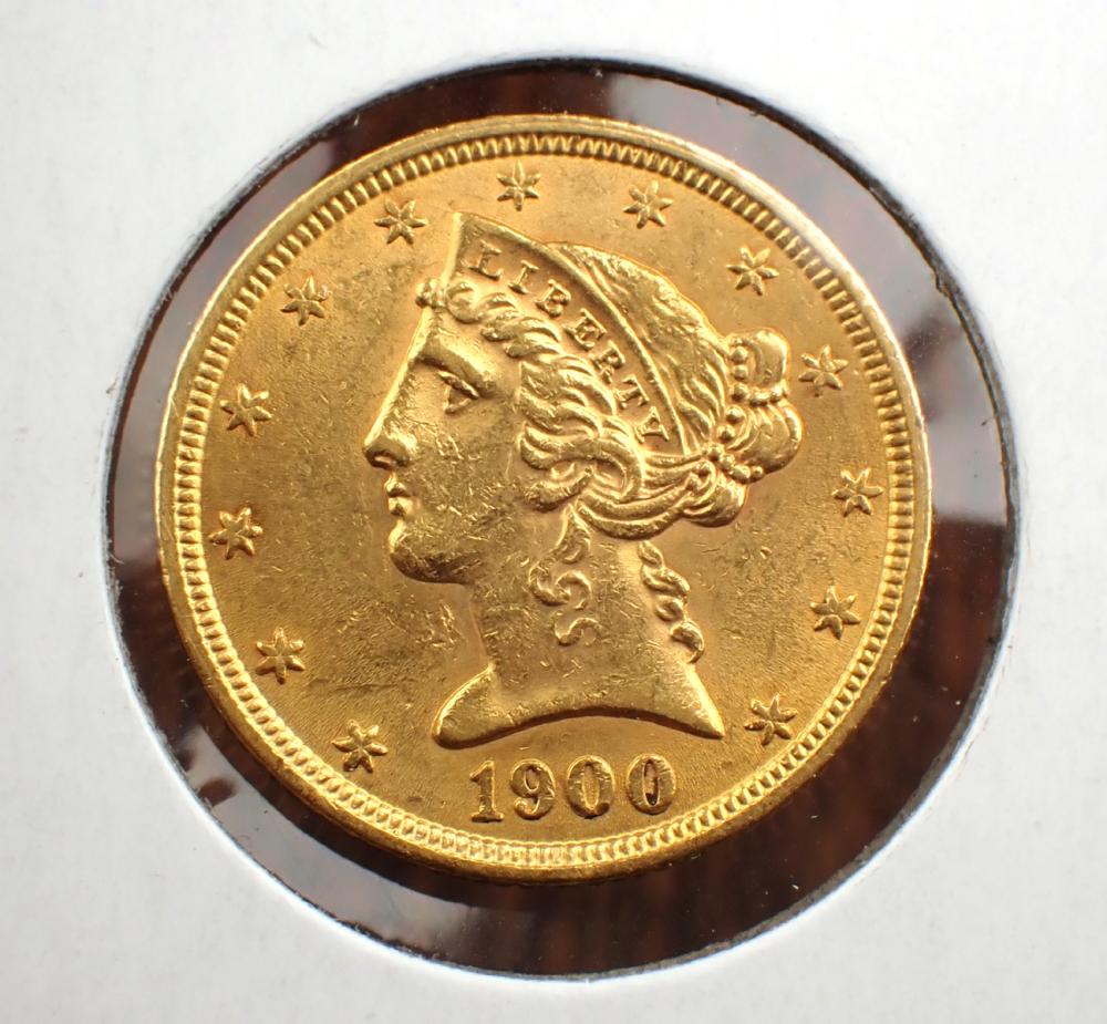 U.S. $5 GOLD COINU.S. $5 GOLD COIN,