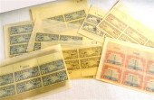 U.S. Air Mail plate blocks: C-