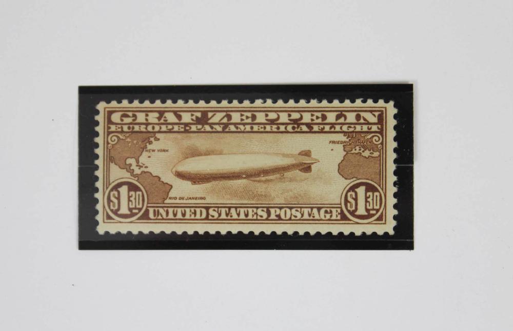 U.S. AIRPOST STAMP, 1930 GRAF