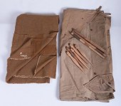 U.S ARMY PUP TENT KIT & BLANKE