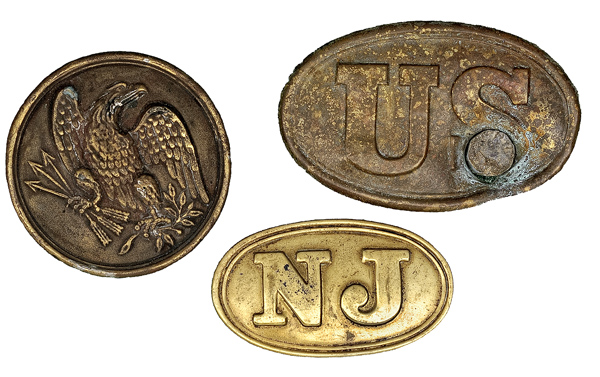 US Civil War Belt Plates Lot of